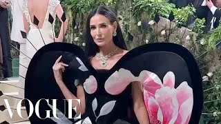 Demi Moore Arrives In Harris Reed For Met Gala 2024