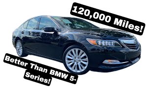 2014 Acura RLX Advanced 3.5 V6 POV Test Drive & 120,000 Mile Review