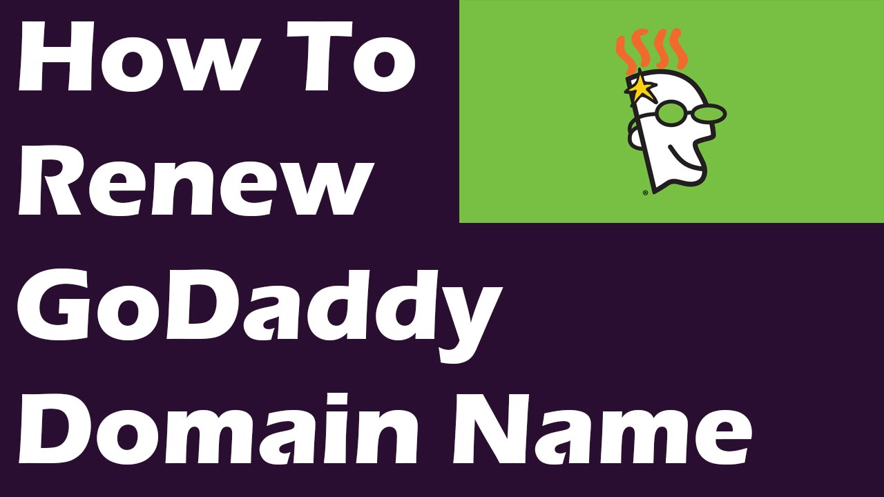 how to Renew Godaddy Domain Name | Coupons - YouTube