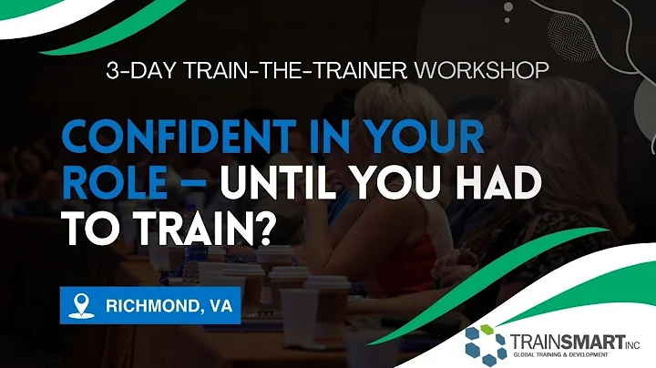 TrainSMART Train-the-Trainer Workshop Richmond, VA | January 20–22, 2026