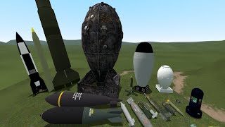 Garry's mod Nuclear Missile And Bombs throwing explosion testing