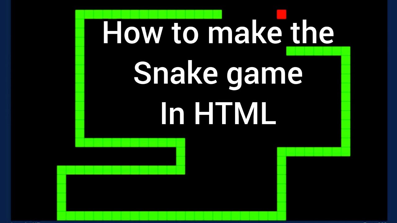 how-to-make-a-game-in-html-youtube