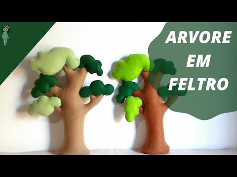 Vídeo: Como Fazer Uma árvore De Feltro