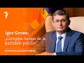 Igor Grosu: „Nu vom permite ca Gazprom să șantajeze R.Moldova cu dosarul transnistrean”
