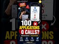 🚨100 Applications Chesi Kuda Calls Ravatledha? Main Reason Idhe! #careeredge #jobs #freshersTips