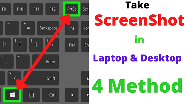 How to take screenshot on pc windows 10