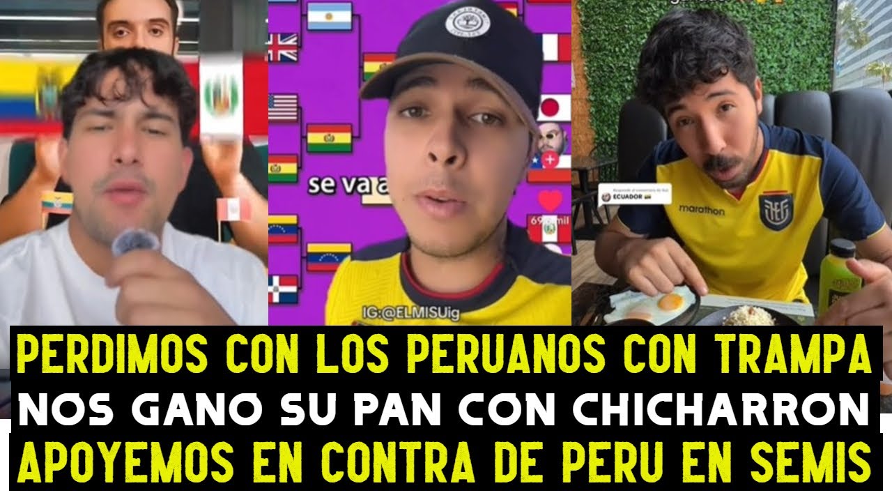 ECUATORIANOS NO ACEPTAN DERROTA CONTRA PERU EN EL MUNDIAL DE DESAYUNOS