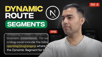 Dynamic Route Segments in Next.js🔥Explained with Real-Life Example