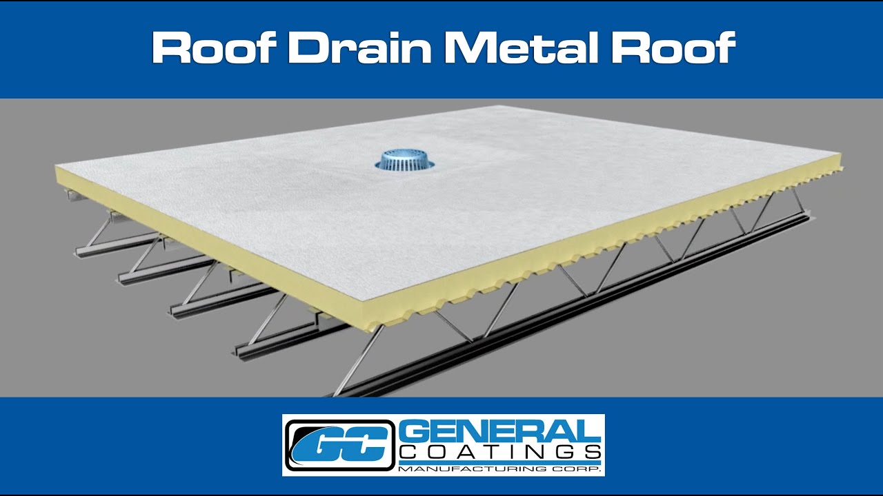 Spray-Foam Roof Details - Roof Drain - YouTube