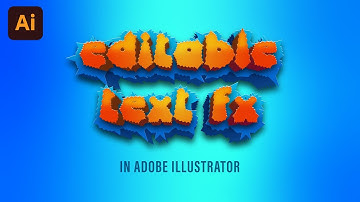 How to Create Fun and Editable 3D Text Effect in Adobe Illustrator using the Appearance Panel