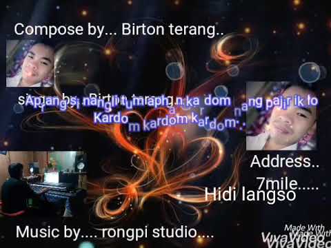 Kanghon nang Phan ke new karbi song singer Birton terang New singer