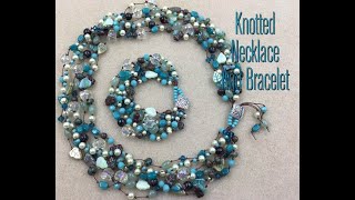 How to make a Knotted Bracelet and Necklace set