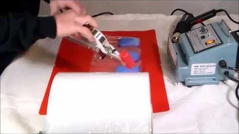 Soap Packaging with a Portable I Bar Sealer