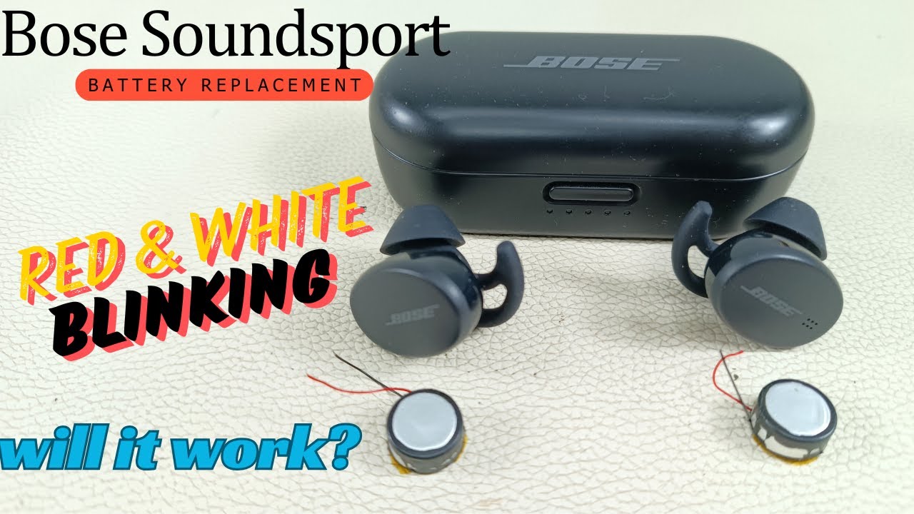 Наушники Bose Sport | Мигает красный и белый индикатор | Можно ли это исправить?