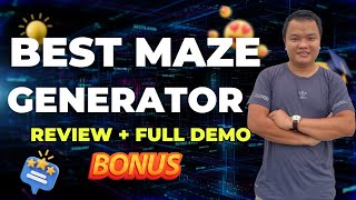 Best Maze Generator Review | Insightful Walkthrough | Exclusive KDP Bonus | Best Maze Generator OTO