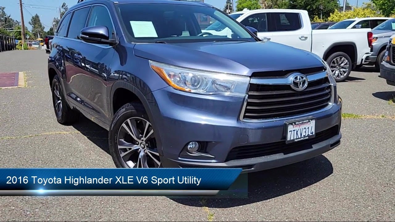 2016 Toyota Highlander XLE V6 Sport Utility Redwood City San Mateo