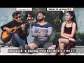 Beggar   singer with twist in park  epic girl reactions  kardiya prank  teamjhopdik