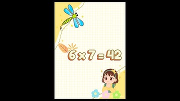 Bé học bảng cửu chương 6. Bảng cửu chương nhân 6