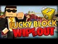 TROLLING MITCH + RYAN In the Wipeout Zone - Minecraft Mods - Lucky Block Wipeout w/ BajanCanadian