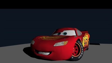 Prisma 3d 2.0 test animation#lightning McQueen |#prisma3d