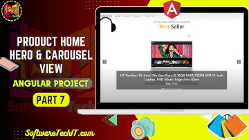 Angular Live ep 7 : Creating Product Home Hero Section With Bootstrap | Ecommerce Angular Project