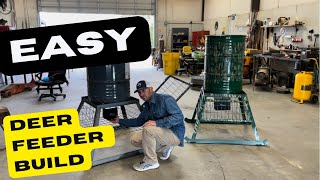 How to build a deer feeder Stand and fill