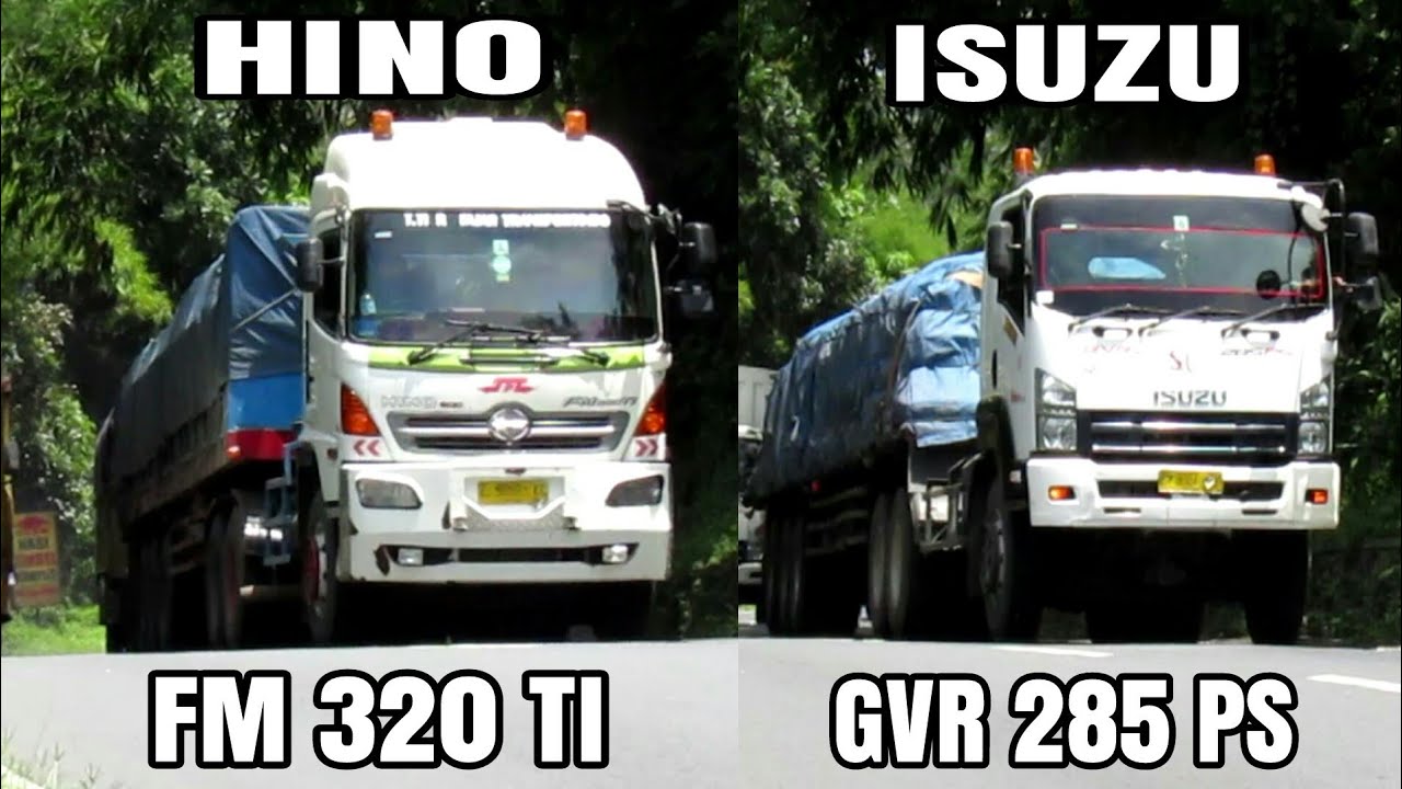  Truk  Trailer Hino FM 320 TI Isuzu  Giga  GVR 285 PS YouTube