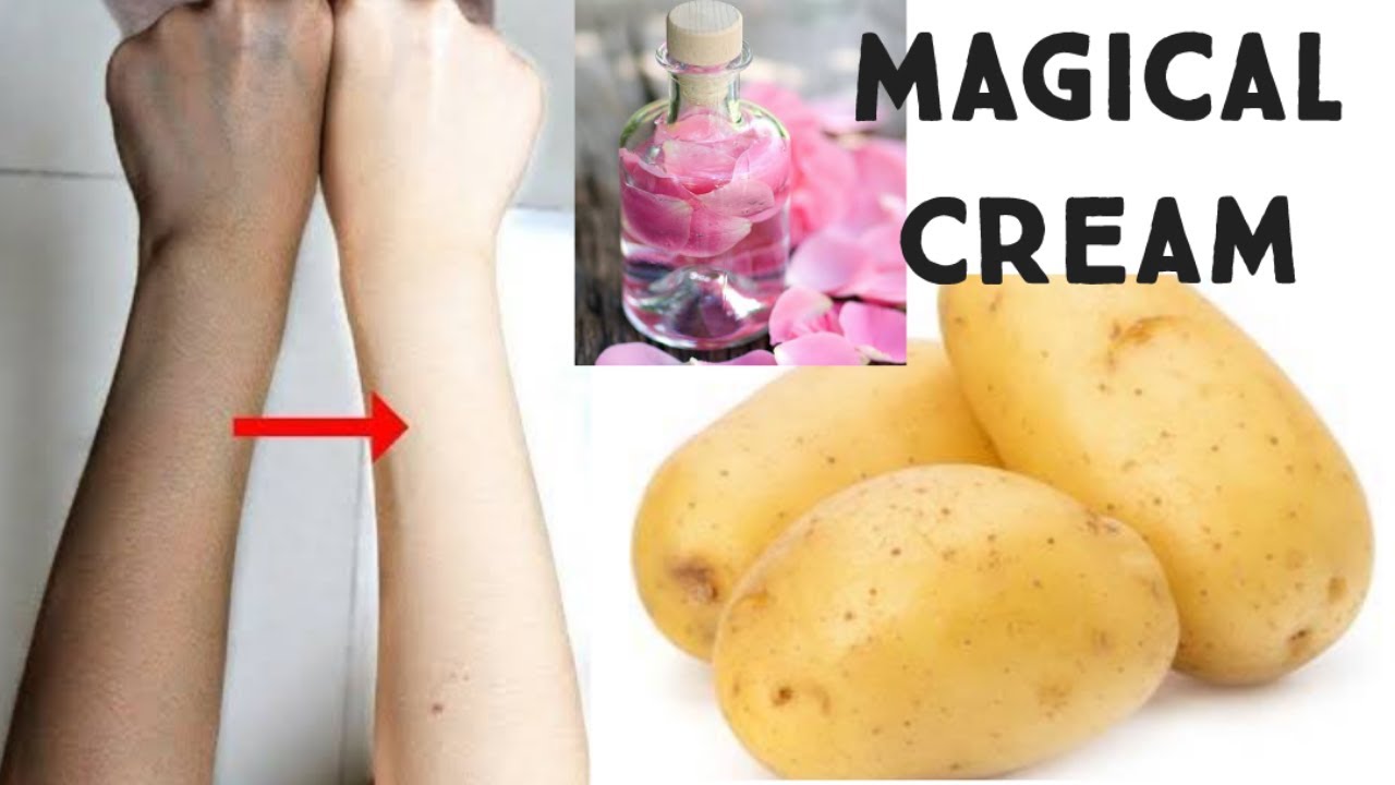 Remove dark spots in Just 3 days DIY Potato Face Mask for Clear Skin