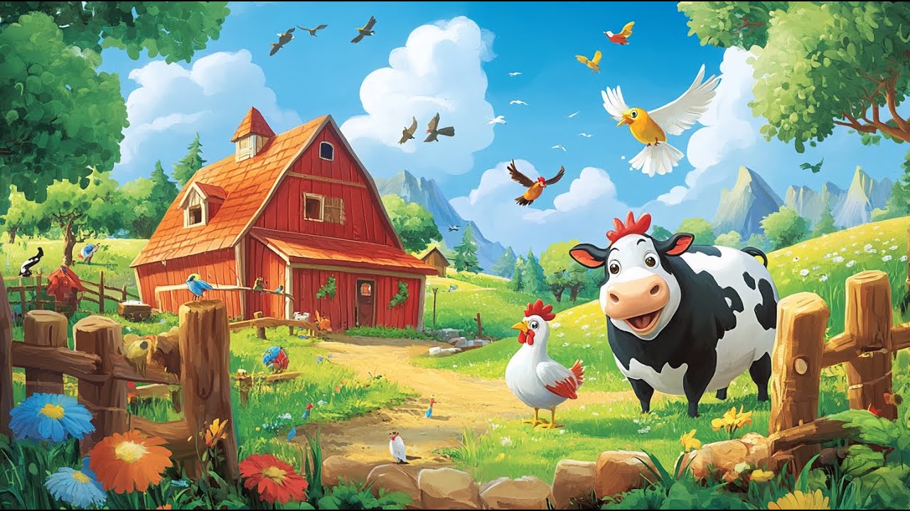 Les Animaux De La Ferme ! - Chansons Pour Enfants / Chansons Pour Bébés ...