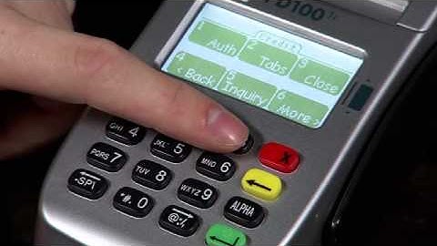 First Data FD100ti - How To Batch - Capital Processing Network