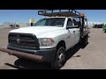 35 - 2012 Ram 3500 HD 4WD Crew Cab Flatbed Truck