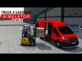 Forklift ile Panelvana Kargo Yükleme !!! Truck & Logistics Simulator