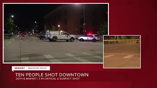 9 wounded in Denver mass shooting after Nuggets win and suspect taken into custody, police say image