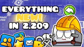 Information Every NEW Feature In Geometry Dash 2.209 In 4 Minutes! Update