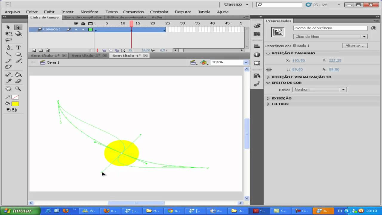 Curso de Flash CS5 - Aula 11 - YouTube