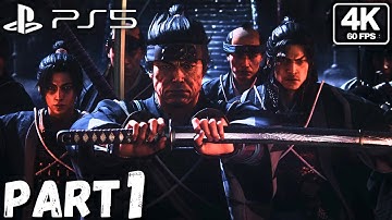 RISE OF THE RONIN PS5 Walkthrough Gameplay Part 1 - INTRO (4K 60FPS) - No Commentary