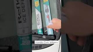 How to change Honda Civic 2008 Wipers