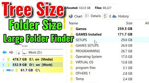 View Folder Size Quickly ,Duplicate Finder - File Explorer || TreeSize Software Tutorial|| Tree Size