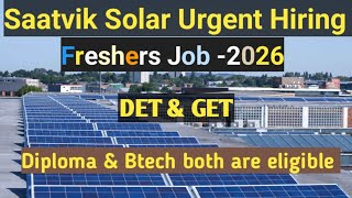 Freshers Job 2026 | Diploma/B.Tech Engineer Vacancy | No Experience | Apply Now