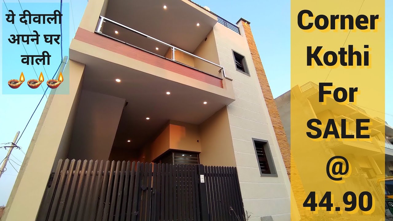 19 x 42, Corner Kothi For Sale, Double Story House Design, Luxury