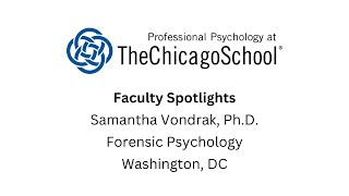 Inside Forensic Psychology: Expert Insights from Dr. Samantha Vondrak