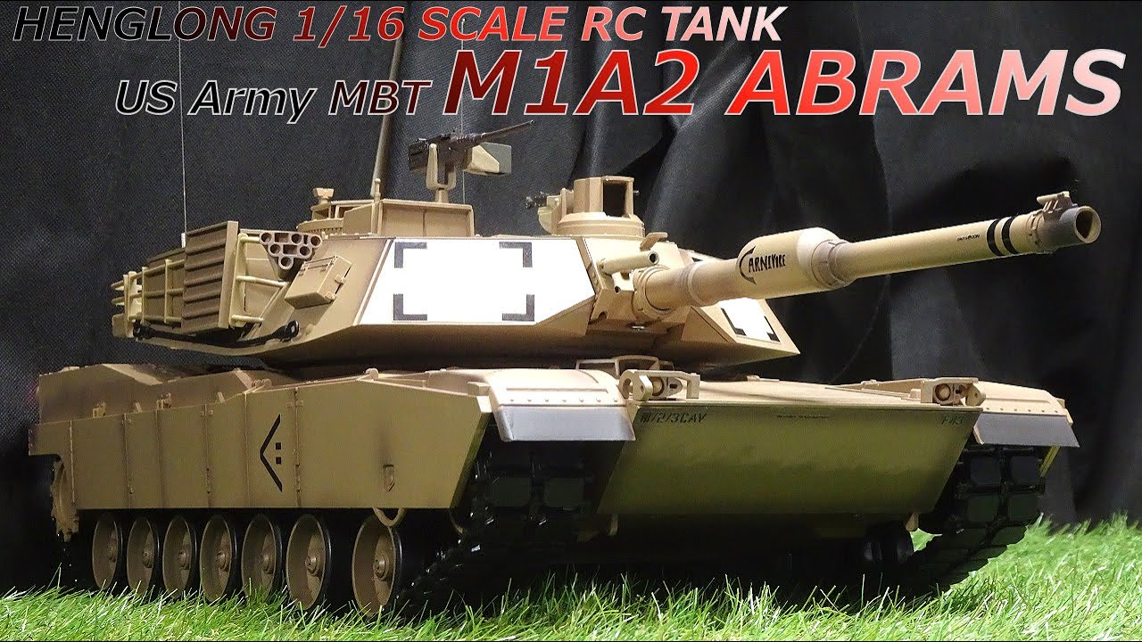 HENGLONG 1/16 RC TANK】M1A2エイブラムス到着 ラジコン 戦車 ヘンロン