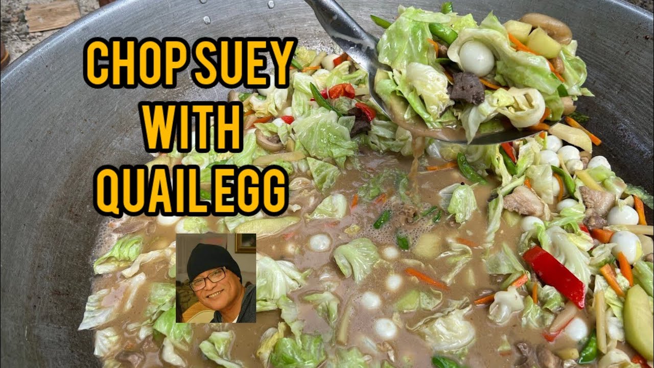 Chop Suey with Pugo Recipe (quail eggs) YouTube