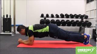 Plank with Knee Drops