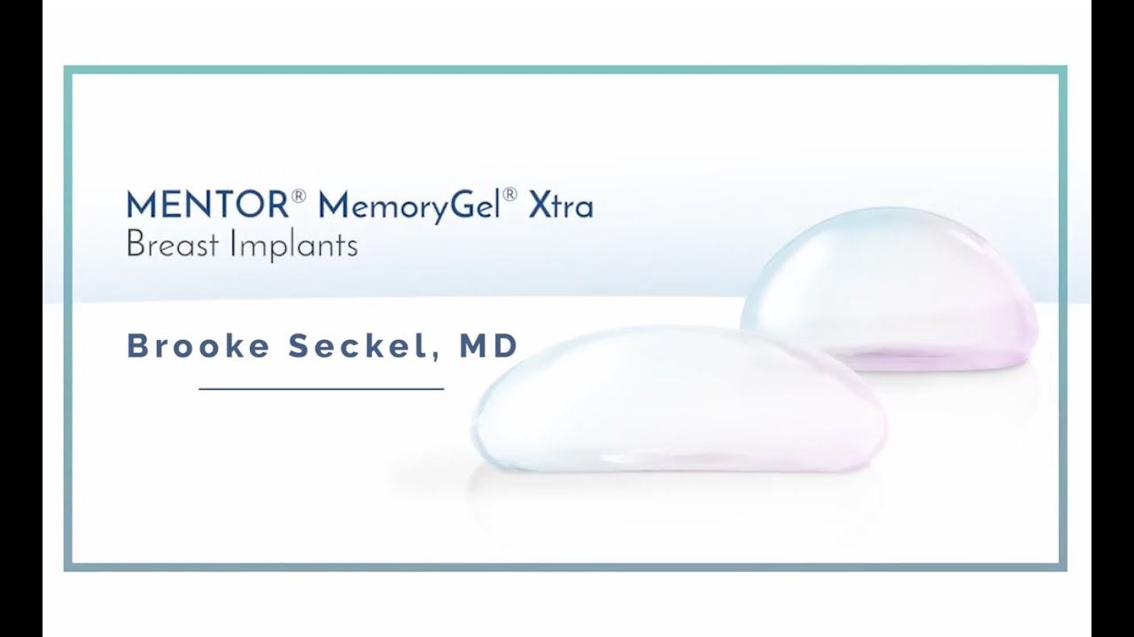 The NEW Mentor Memory Gel Xtra breast implant - YouTube