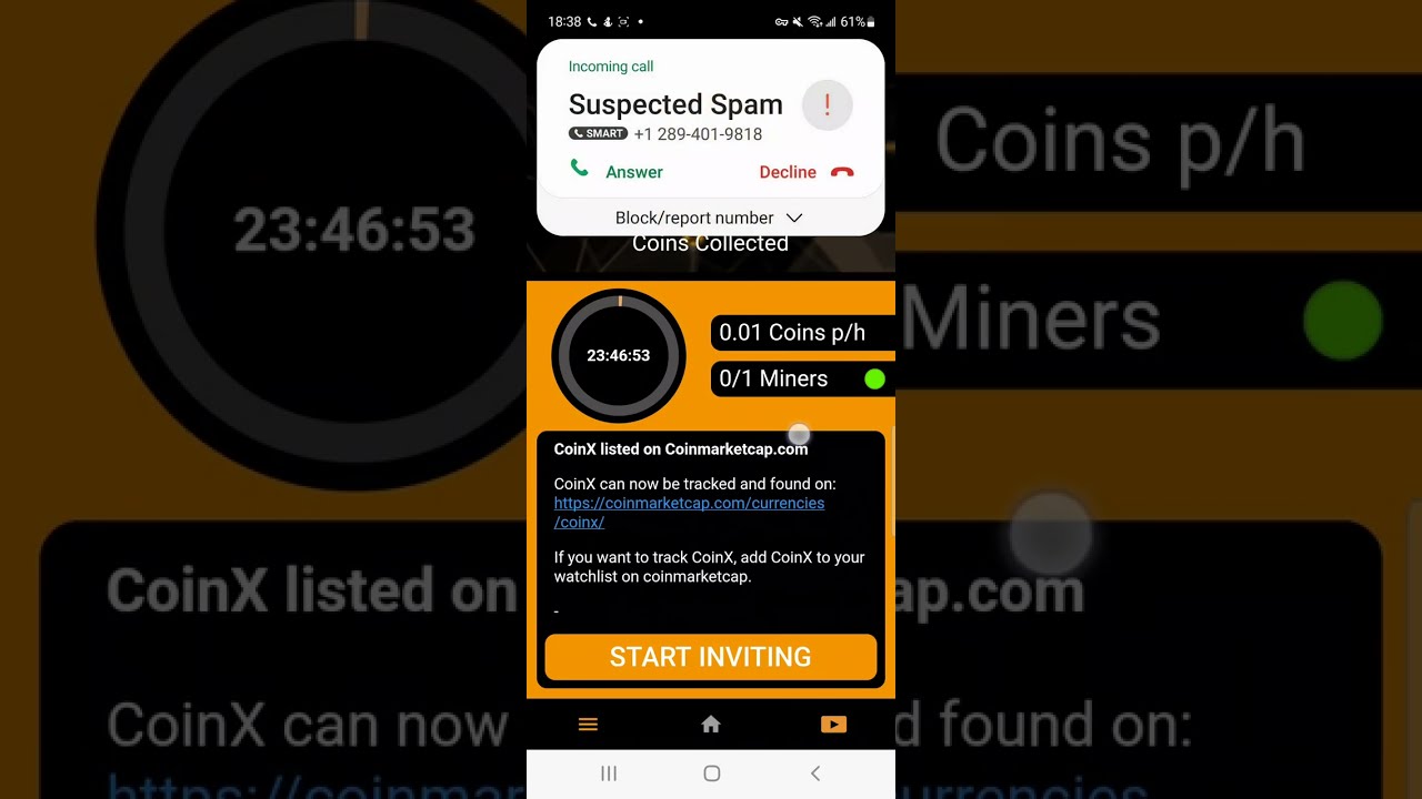 Free CoinX Mining! a Legit Token! By Invitation Only (see description)