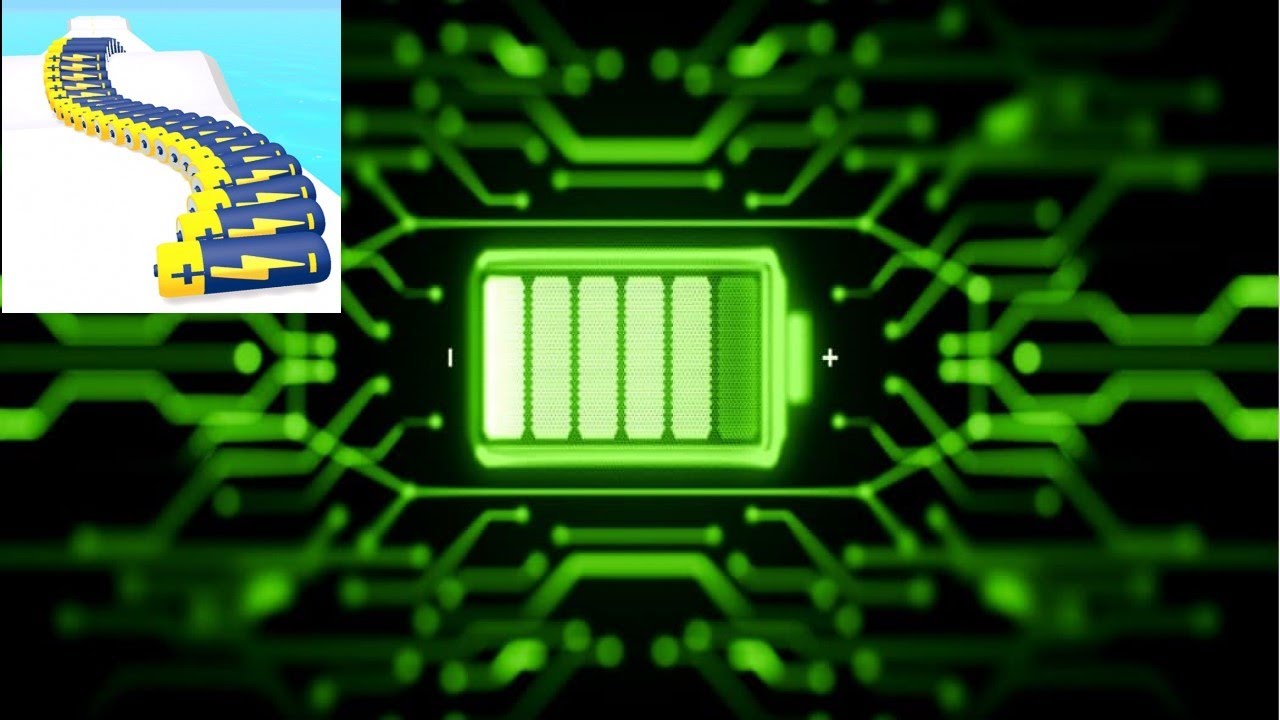 BATTERY RUN 3D! 🔋🔋 NEW UPDATE!!! All Levels Gameplay Android, ios New Game 