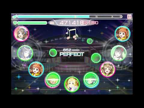 【スクフェス】 硝子の花園 [スイング MASTER] FULL COMBO (親指/判定強化なし)