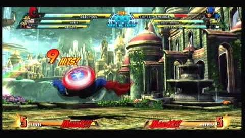 MvC3: Deadpool Combo 02-I LUV ME SOME GUNZ