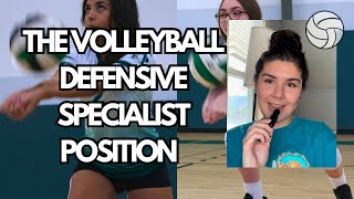 The DEFENSIVE SPECIALIST: Volleyball Positions, A Beginners Explanation